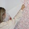 Tempaper Watercolor Leaves Peel and Stick Wallpaper Rosewater